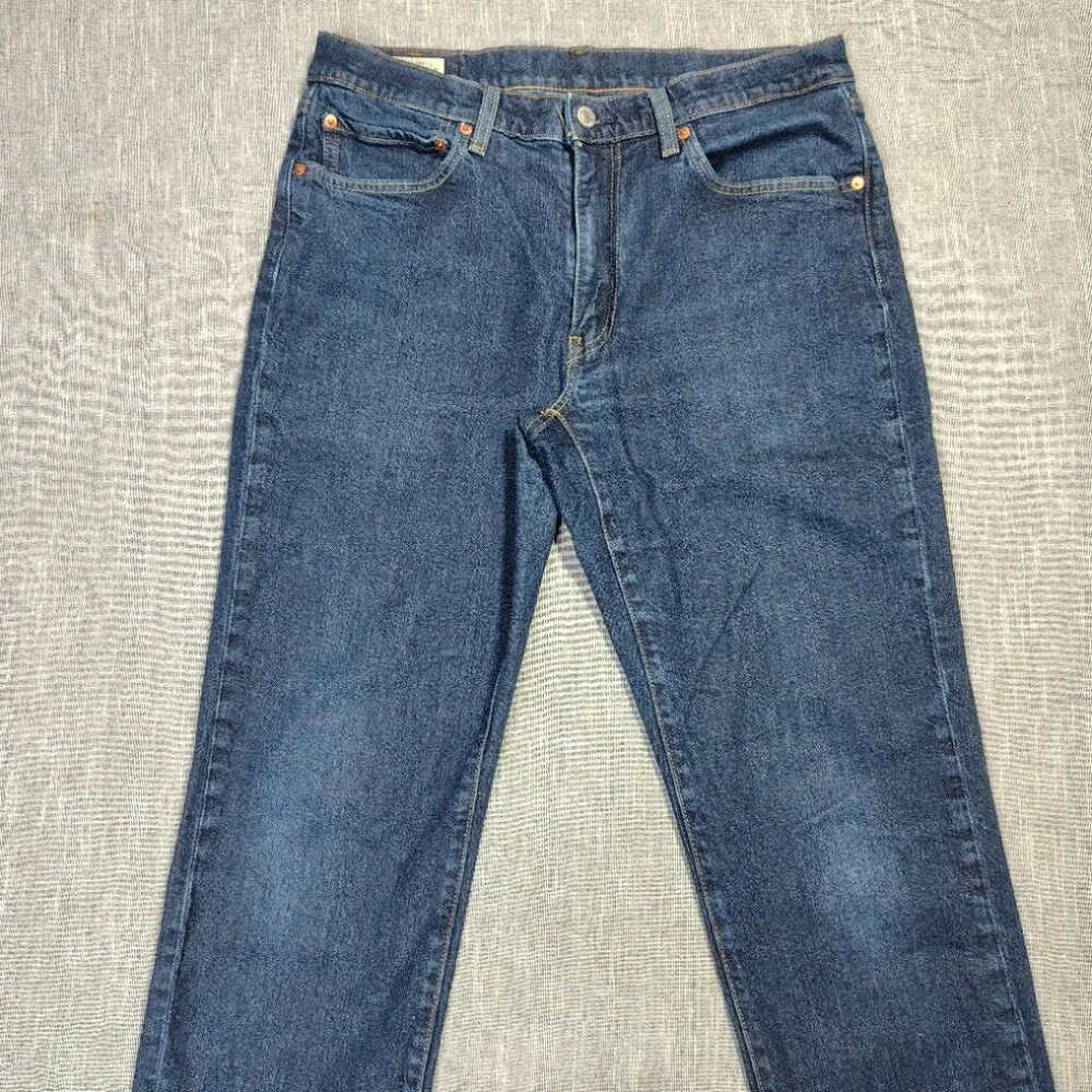 Levi's Premium Jeans Men's Size 34x32 Dark Wash Indigo 541 Athletic Tapered Leg‎